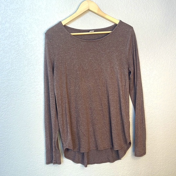 Old Navy Long Sleeve Shirt Brown Size Medium - Picture 2 of 9